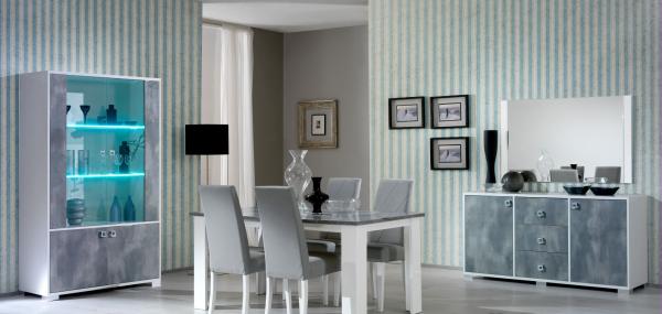Product photograph of Stella White Italian Wall Mirror from Choice Furniture Superstore.